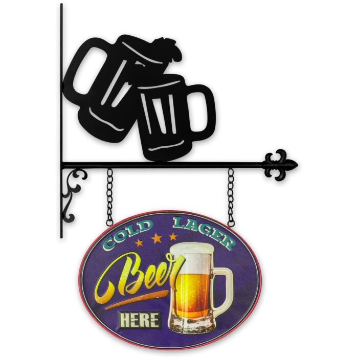 ZEP Decorație de perete COLD BEER 43x2x65 cm