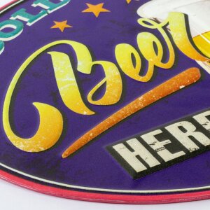 ZEP Decorație de perete COLD BEER 43x2x65 cm