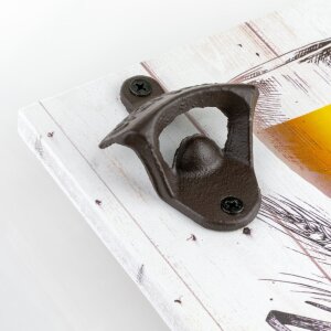 Decorativă de perete ZEP PALE cu deschidător de sticle