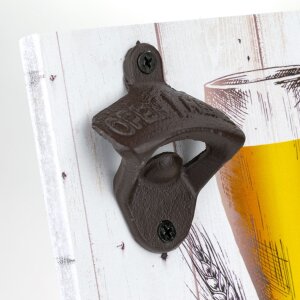 Decorativă de perete ZEP PALE cu deschidător de sticle