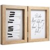 Henzo cadru dublu din lemn Piano 2 fotografii 13x18 cm bej cadru cu balamale
