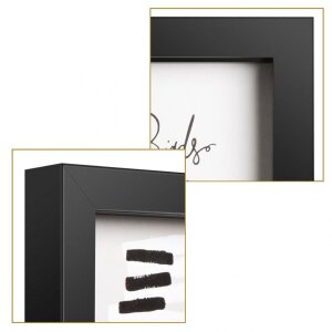 Henzo Holz-Doppelrahmen Piano 2 Fotos 13x18 cm schwarz