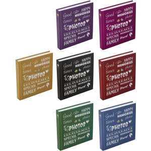 Henzo Jumbo Fotoalbum Wording 30x30 cm 100 weiße...