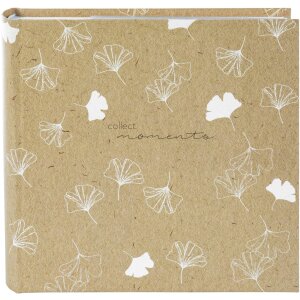 Goldbuch memo slip-in album Kraft Art 200 fotografii 10x15 cm coperta de imprimare de artă
