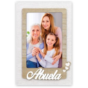 ZEP Holz Fotorahmen Agnese 10x15 cm Abuela Spanisch