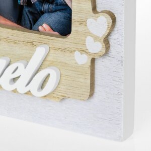 ZEP Opa Bilderrahmen Nevio 10x15 cm Spanisch Holzrahmen mit Aufsteller