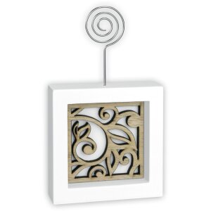 Suport foto din lemn ZEP Monica D cu clip, 7x12 cm