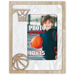 ZEP Holz-Fotorahmen Jordan 10x15 cm Basketball Bilderrahmen