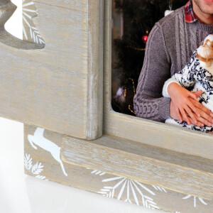 ZEP Rame foto Crăciun Tirolo A maro 10x15 cm (30x17 cm)