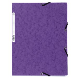 Exacompta Mape de colecție elastic 3 clape carton Manila 400g A4 Nature Future