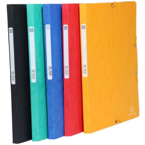 Exacompta Mappă colectare 3 clape elastic Scotten Manila 400g DIN A4 250 file