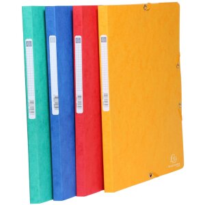 Exacompta Mappă colectare 3 clape elastic Scotten Manila 400g DIN A4 250 file