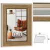 ZEP Bilderrahmen Nuoro Holzoptik 10x15 bis 30x40 cm verschiedene Farben