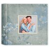 ZEP slip-in album Limoges 200 fotografii 10x15 cm book-bound memo fields albastru gri