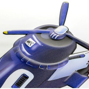 Placă din oțel ZEP PLANE – decor de perete în formă de avion