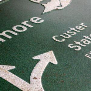 ZEP Blechschild ROADS 57,5x43x0,4 cm Mount Rushmore