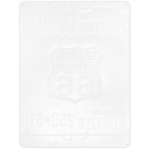 ZEP semn de staniu ROUTE 66 multicolor 43x57x0.4 cm