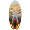 Placă metalică SURF Freedem Wheels – decor de perete în formă de surfbord