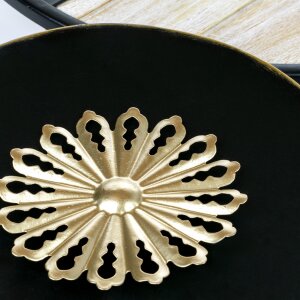 ZEP ceas de perete FERRARA 80x41x4 cm metal lemn baterie