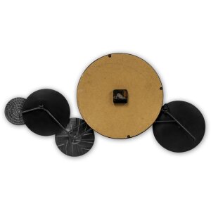 ZEP ceas de perete FERRARA 80x41x4 cm metal lemn baterie