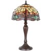 LumiLamp 5LL-9347 Lampă de masă Tiffany Ø 30x53 cm E27-max 1x60W Galben