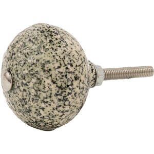 Clayre & Eef 65057 Türknopf Ø 4x3 cm Schwarz