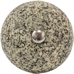 Buton de ușă Clayre & Eef Ø 4x3 cm negru ceramică