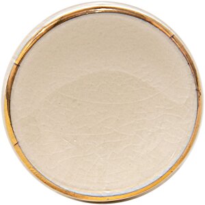 Clayre & Eef 65059 Türknopf Ø 4x3 cm Weiß