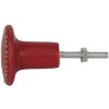 Clayre & Eef 65062 Türknopf Ø 4x3 cm Rot Goldfarbig