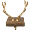 Suport de călcători de Crăciun Clayre & Eef, formă corn, 21x13x21 cm