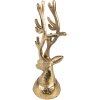Statuie de decor Rentier Clayre & Eef, 8x7x20 cm, finisaj auriu