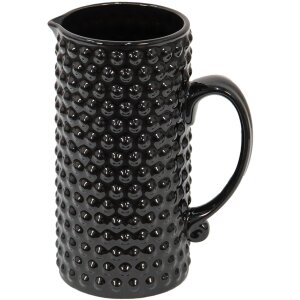 Clayre & Eef 6CE1474 Dekoration Kanne 14x9x20 cm Schwarz