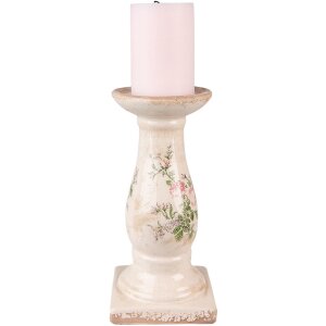 Clayre & Eef 6CE1539M Candelabru Ø 12x24 cm Roz - Bej