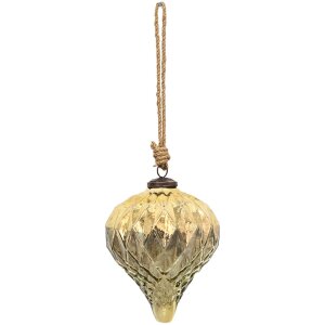 Clayre & Eef 6GL3650 Christbaumkugel Ø 13x15...