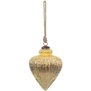 Clayre & Eef 6GL3655 Christbaumkugel Ø 12x17...