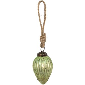 Clayre & Eef 6GL3664 Christbaumkugel Ø 5x7 cm...