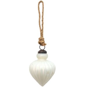 Clayre & Eef 6GL3679 Christbaumkugel Ø 8x9 cm...