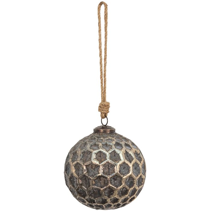 Glob de Crăciun Clayre & Eef Ø 12x12 cm, Maro