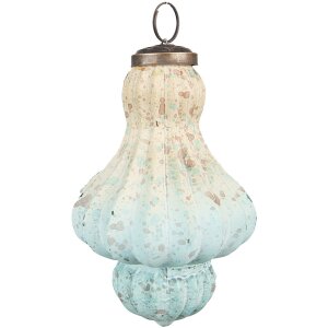 Clayre & Eef 6GL3718 Christbaumkugel Ø 8x12 cm...