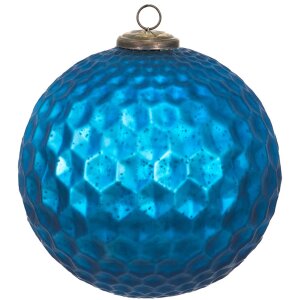 Clayre & Eef 6GL3733 Christbaumkugel Blau Ø...