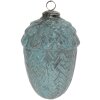 Glob de Crăciun din Sticlă Verde Ø 10x16 cm – Clayre & Eef