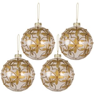 Clayre & Eef 6GL3955 Christbaumkugel Ø 10 cm...