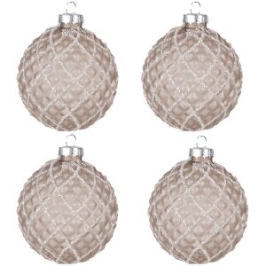 Clayre & Eef 6GL4158 Christbaumkugel Ø 8x8 cm...