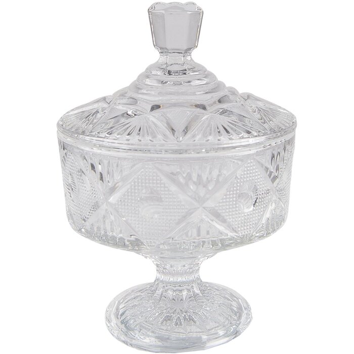 Clayre & Eef 6GL4202 Bol cu capac Ø 12x17 cm