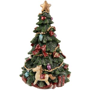 Clayre & Eef 6PR3766 Music Box Pom de Crăciun...
