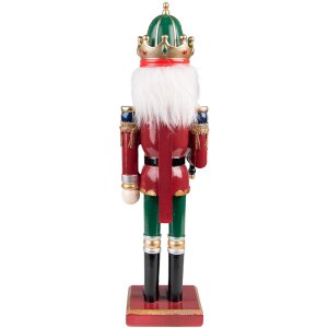 Nucă-născătoare Clayre & Eef, verde-roșu, 9x7x30 cm