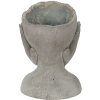 Vază de flori Clayre & Eef 16x16x22 cm Gri