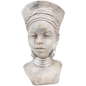 Clayre & Eef 6TE0417 Blumentopf 16x15x29 cm Beige