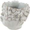 Vază de plante Clayre & Eef 12x9x10 cm Gri – Bej