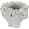 Vază de plante Clayre & Eef 12x9x10 cm Gri – Bej